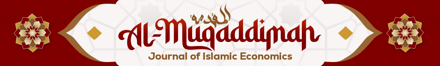 Al-Muqaddimah : Journal of Islamic Economics